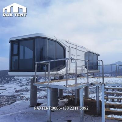 China Prefab House Small House Waterproof Luxury Movable Tiny Villa House For Resort And Camping At Factory Price for sale