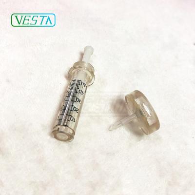 China Wrinkle Remover USA Vesta Visible 0.3ml Adapter Needle Disposable Plastic Sterilized Syringe For Hyaluronic Pen for sale