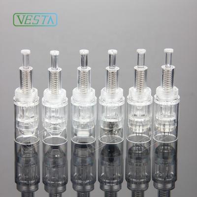 China Wrinkle Remover Best Selling Vesta Stamp Micro Needle 36 Pin Derma Spiral Spiral With Replaceable Needle Cartridge OEM Available for sale