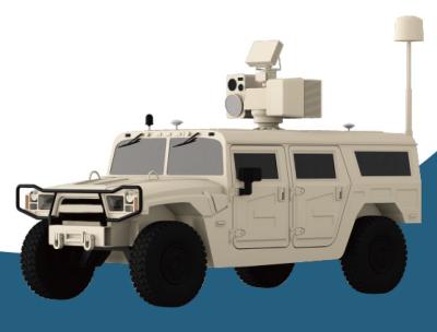 China 10m Distance Accuracy Low Altitude Defense Vehicle / Anti Drone System Powered By KU Radar Frequency Bands for sale