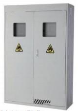 China All Steel Single / Dual Gas Cylinder Cabinet Without Alarm/Combustible Alarm FW-WG810100 for sale