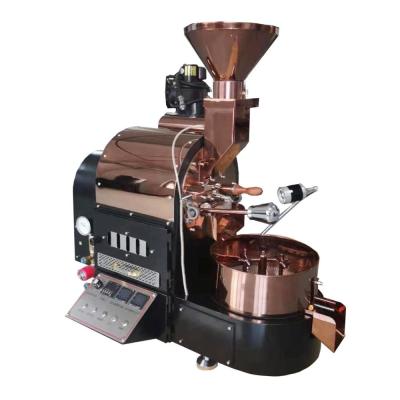 China New 2kg Double Wall Drum Electric Gas Coffee Roasters Shop Commercial Coffee Roasting Machines Provided 0-300.C 2 Years Te koop