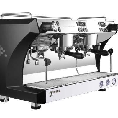 China Stainless Steel Commercial Espresso Coffee machine 2 Group Espresso Manual Coffee Bean to Cup Machine Te koop