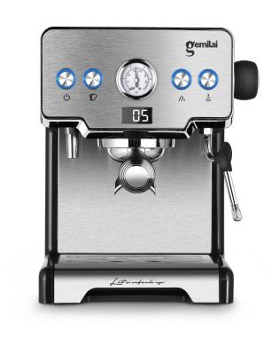 China Preferential Price Mini Coffee Maker Glass 15bar 1450w Espresso Coffee Machine 10 Electric Stainless Steel Sanxin Ce ,rohs 1450 for sale