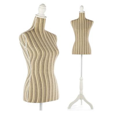 China Other Fashion Stripe Tank Top Hanger Female Waist Adjustable Dress Form for sale