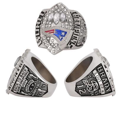 China CLASSIC Custom Linghu Super Bowl Football 39th Rings Show Gift Box 2004-2005 NFL Tom Brady New England Patriots Championship Ring for sale