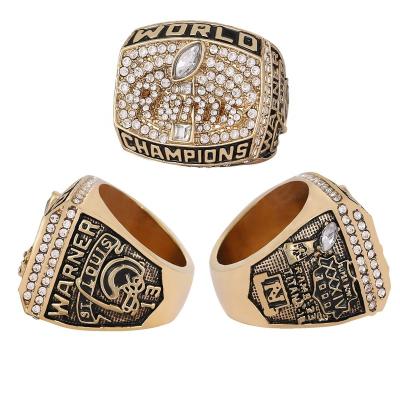 China Linghu CLASSIC Custom Super Bowl 34th Football Rings Show Gift Box NFL St 1999-2000 Louis Rams Championship Ring for sale