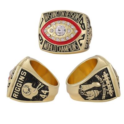 China CLASSIC Custom Linghu 17th Super Bowl Football Rings Show Gift Box NFL 1982-1983 Washington Redskins Championship Ring for sale