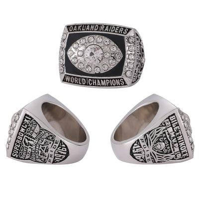 China Linghu CLASSIC Custom Super Bowl 11th Football Rings Show Gift Box NFL Oakland Raiders 1976-1977 Championship Ring for sale