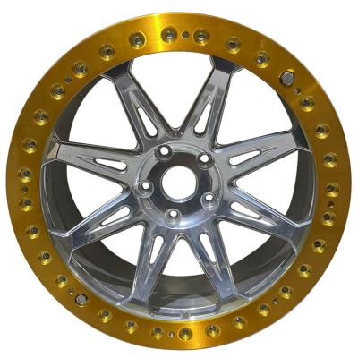 China VIP Sports Doublock Forged Wheels Passenger Car Wheels Custom Rims 5x120 2-Pc Polished Gold 17 19 Inch 18 5 114 for sale