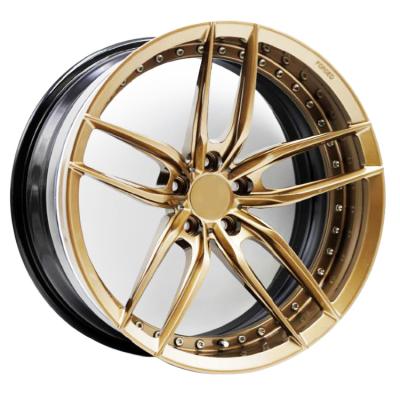 China Luxury Alloy Wheels Wholesale GT3 GT4 718 Forged Wheel 911 991 986 22 19 20 5x130 21 Inch Rim 5 Spoke 3 Piece Wheels For Porsche Rims for sale