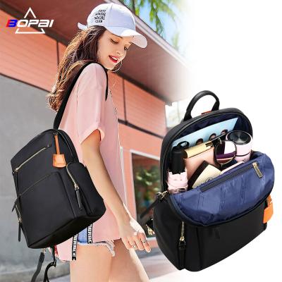 China BOPAI Waterproof 13 Inch Travel Fashion Leisure Lightweight Ladies Bag Pack Business Student Casual Laptop Backpack for sale