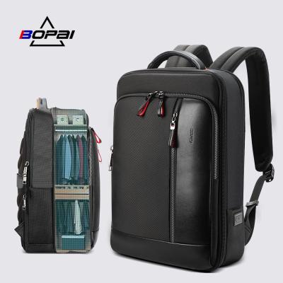 China With BOPAI USB Expandable Anti Theft Bag Men Business Notebook Backpack Charging Smart Travel 15.6 Inch Laptop Backpack for sale