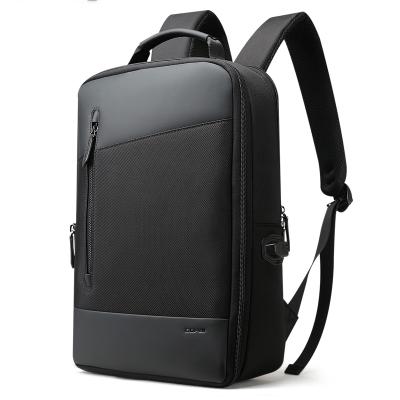 China With USB Slim Pocket Men Laptop Backpack Bags With USB Charger Business Travel Unisex Laptop Daypack for sale