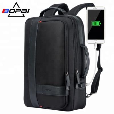 China With New 2020 Outdoor Anti USB Cutting USB Expandable Backpacks IT Professionals Waterproof Smart Backpack for sale