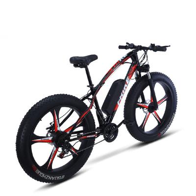 China Aluminum alloy + carbon steel electric mountain bike 26