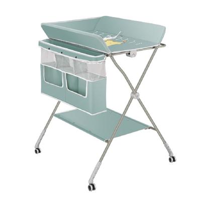 China Factory Price Safety Maid Performance Baby Diaper Table Easy Folding Diaper Changing Table for sale