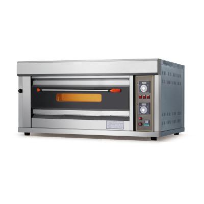 China Industrial Commercial Bakery Oven Bread Cake Baking Machine OEM Factory Price High Productivity Bakery 1 Deck 2 Deck Gas Oven for sale