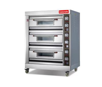 China 3-6DBakery Flour Mill Equipment Bread Pizza Toaster Oven Commercial Standard Electric Deck Baking Oven for sale