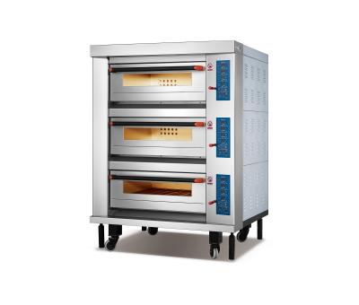 China Commercial Baking Machine Pizza Bread Equipment Flour Mill Bakery Series Deck Oven Royal for sale