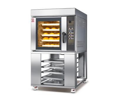 China Commercial Baking Pizza Oven Electric Convection Bakery Caterwin OEM/ODM Top Vending Machine Microcomputer Control Oven With Shelves for sale