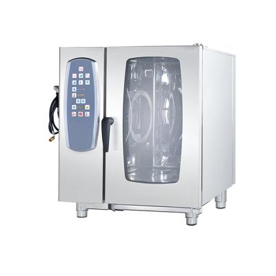 China Hotel Caterwin Professional Electric Steam Roasting Oven 18KW Digital Combi Electronic Industrial Universal Oven for sale