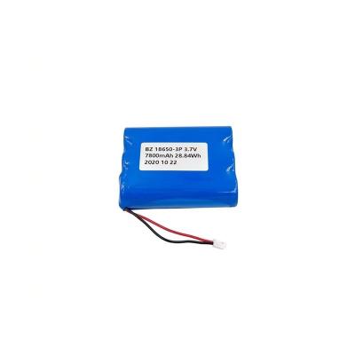 China Toys BZ 18650-3P 3.7V 7800mAh Customized Li-ion Battery For LED Light Battery for sale