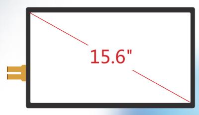 Cina Pannello di tocco capacitivo sporgente a 15.6 pollici flessibile con la struttura di G+G, multi tocco in vendita