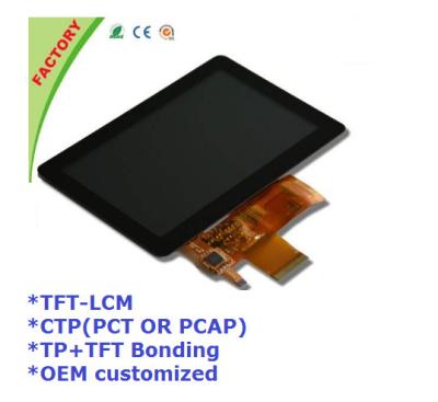 China 5“ Touch screenpaneel en LCM en het optische plakken voor Industrieel controleapparaat Te koop