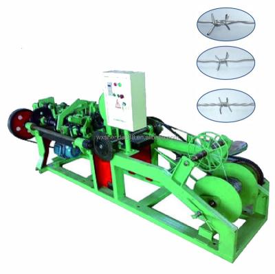 China Building Material Shops Automatic Barbed Wire Making Machine In Kenya , Single / Twist Barbed Wire Making Machine for sale