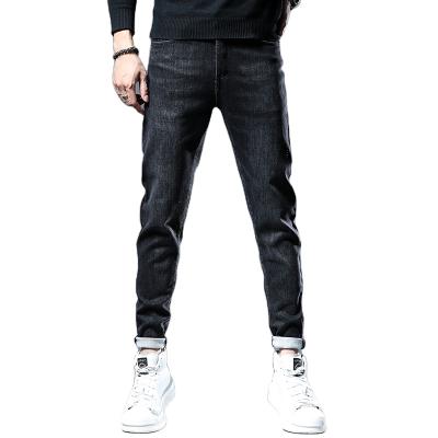 China Europe and Ameica/Odm QUICK DRY OEM Tapered Blue Mens Denim Pants Slim Big Hipop Button Casual Classic Hip Hop Washed Mens Jeans for sale