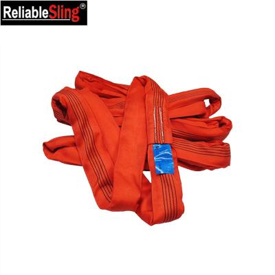 China Lifting For Port CE Certified Polyester Endless Type Round Sling For Lifting Loads for sale