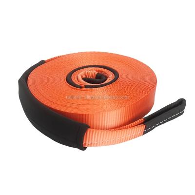 China Professional manufacturing polyester Tow Recovery Snatch Rope Strap 2021 new technology import and export quality polyester for sale