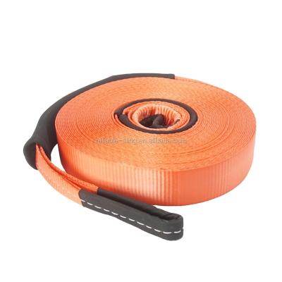 China Latest 2021 Tow Rope Quality Price Guaranteed Polyester Auto Car Boat Moving Tow Rope for sale