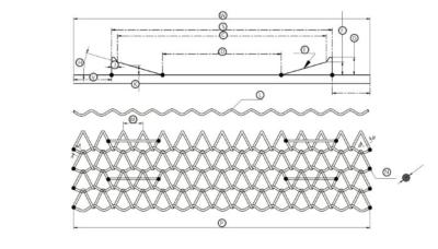 China Solar Panel Architectural Wire Mesh Fencing Metal For Bird Exclusion 200mm x 30m for sale