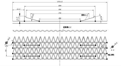 Cina Nastro repellente a 8 pollici di Architectural Mesh Metal Panels For Bird del banchiere degli ss in vendita