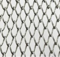 China Elo de corrente de aço inoxidável galvanizado Diamond Mesh Steel Plate para as correias transportadoras à venda