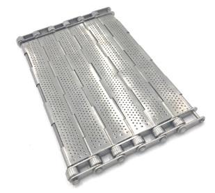 China Placa da alta temperatura de Mesh Conveyor Belt Slat Band del alambre en venta