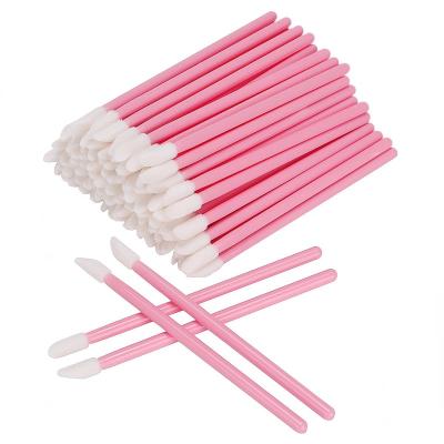 China 2022 Hot Sale 100pcs Disposable Makeup Lip Brush 100pcs Disposable Lipstick Magic Wands Lip Gloss Magic Wands for sale