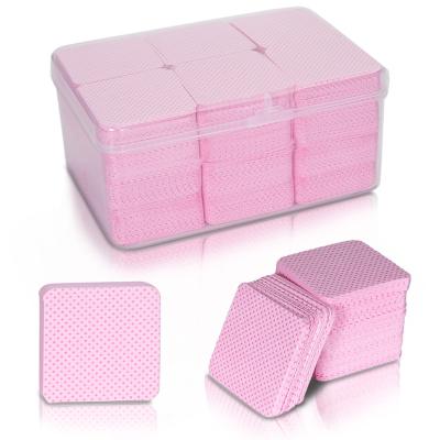 China High Absorbency Super Soft Absorbent Nonwoven Fabric Lash Glue Pads Lint Free Pads For Nails for sale