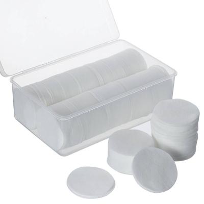 China 600pcs Round Cleaning Pad Durable Nonwoven Fabric Cotton Pads For Cleaning for sale