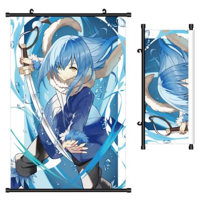 China The Minimalist About My Reincarnation As Shrem Canvas Anime Picture Printing Peripheral Wall Scrolls Posters Home Decoration Fabric Painting for sale