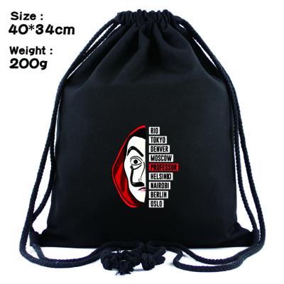 China La Casa De Papel Backpack Travel Bag Women Anti-theft Large Capacity Peripheral Unisex Tide Current Shopping Bags for sale