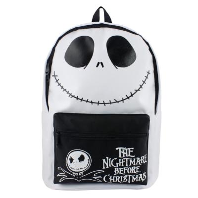 China With New USB Custom 3d Print Nightmare Before Christmas Anime Rucksack Leisure College Backpack Outdoor Laptop Backpack for sale