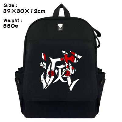 China Demon Slayer Anime Character Backpack Anime Backpack Student Anti-theft Customized School Bag Canvas Bag for sale