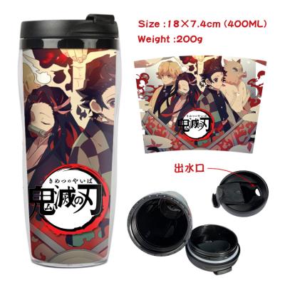 China Wholesale Viable DIY Cartoon Anime Peripheral Plastic Travel Mug Originality With Lid Double Insulated Plastic Cup for sale