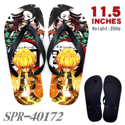 China CUSHIONING New Style Demon Slayer Anime Peripheral Slippers Flip Flops For Unisex Summer Slipper Beach Shoes Flip Flops for sale