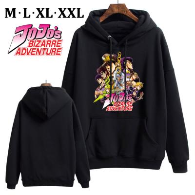 China Wholesale Newest Anti-wrinkle Fashion Anime JoJo's Adventure Weird Print Unisex Hoodie Sweatshirt Anti-wrinkle Fashion Spring and Autumn Clothing for sale