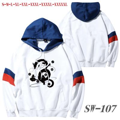 China Autumn Unisex Anime Goku Anti-wrinkle Yarn Thin Hooded Cotton Color Custom Logo Peripheral Blocking Hoodie for sale