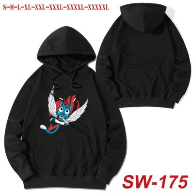 China High Quality FAIRY TAIL Anime Hoodie Coat Anti-wrinkle Printed Thick Hoodie For Unisex Cotton Top Loose Hoodie for sale